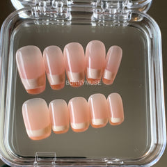 Neon Pink French Tip